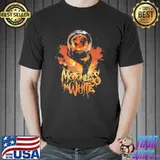 Hand fire motionless in white shirt