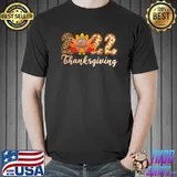 Happy Thanksgiving 2022 Turkey Leopard Print Men Women T-Shirt