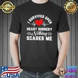 Heart patient open heart surgery survivor shirt