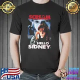 Hello sidney prescoutt scream 2 halloween trending shirt