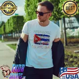 Hispanic heritage month Cuba flag latino cuban pride shirt
