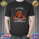 Hispanic Heritage Month Latina Girls Latino Countries Flags T-Shirt