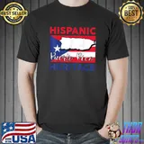 Hispanic Heritage Puerto Rico Uk Flag T-Shirt