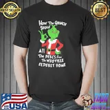 How the grinch stole all the percs from the whoville elderly home shirt