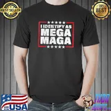 I identify as mega maga pro Trump 2024 proud republican shirt