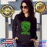 I Just Want To Go Fishing Lifestyle Fishing And Diving T-Shirt Hoodie