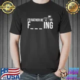 I'd Rather Be Farming Farmer Agriculture Tractor Driving T-Shirt