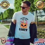I'm Just Here For The Candy Halloween Pumpkin Sweets T-Shirt