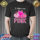 In october we wear pink ribbon leopard pumpkin breast cancer shirt