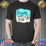 Jesus Is The Anchor Of My Soul Jesus God Lover Flowers T-Shirt