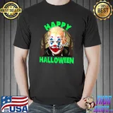 Joe Biden Clown Boo Moon Halloween Costume Trump Halloween T-Shirt