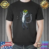 Lemur Hula Hooping FrontBack T-Shirt