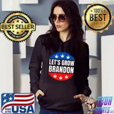 Let's Grow Brandon Cannabis Election 2014 Pro Biden Pro Weed T-Shirt Hoodie