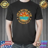 Life Is Better At The Smathers Beach Sunset Stars Ocean Humor T-Shirt