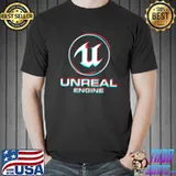Logo unreal engine glitch shirt