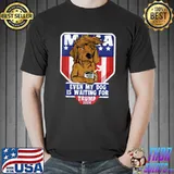 Maga Even My Dog Is Waiting For Trump 2024 Dog Saying Coffe T-Shirt