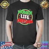 Mahsa women life freedom cute iranian flag women of Iran life freedom shirt