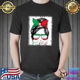 Messy Bun Women Life Freedom Iran Zan Zendegi Azadi Persian T-Shirt