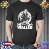 Mw wallen flag vintage retro graphic shirt
