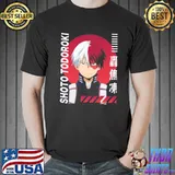 My hero academia shoto todorokI fire bnha shirt