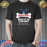 My Lhasa Apso Winks At Me Sometimes Dog Always Wink Back Case Some Kind Of Code Lover Pets T-Shirt