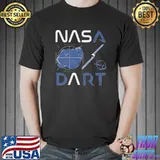 Navy art nasa dart double asteroid redirection test shirt