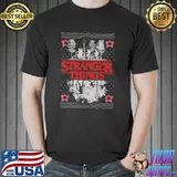 Netflix stranger things ugly christmas shirt