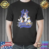 New york yankees mickey mouse goofy Donald duck disney character yankees shirt