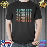 New york yankees vintage rainbow retro shirt