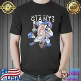 NFL giants looney tunes taz new york giants new design shirt