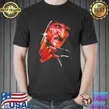 Nightmare on elm street halloween freddy's face nightmare on elm street retro art shirt
