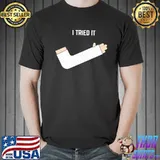 Nike logo I tried it the try guys shirt