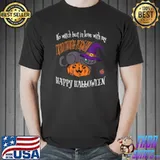 Not Witch But In Love With My Traditional Persian Cat Halloween T-Shirt