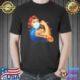 Nurse with mask face life disease for nurse christmas shirt