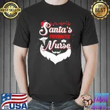 Nursing santa's favorite nurse christmas shirt