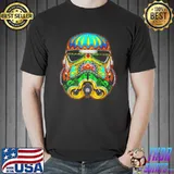Ornate sugar skull Star wars stormtrooper shirt