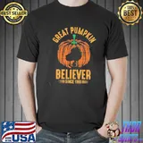 Peanuts great pumpkin believer since 1966 Charlie brown halloween retro art shirt