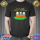 Peanuts halloween it's the great pumpkin Charlie brown halloween retro art shirt