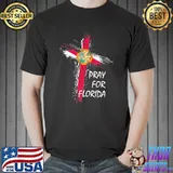 Pray for Florida beach stand with Florida strong shirt