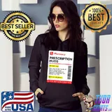 Prescription Hugs Pharmacy One Hug To Be Taken At Least Once Label Lazy Halloween Costume Party T-Shirt Hoodie