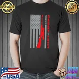 Promoted to daddy 2023 deer hunting american flag dad father T-Shirt