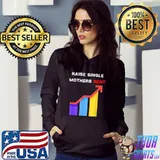 Raise single mothers rent color retro graph T-Shirt Hoodie