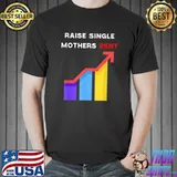 Raise single mothers rent color retro graph T-Shirt
