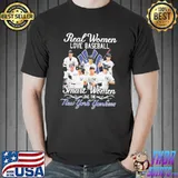 Real women love baseball smart women love the new york yankees 2022 shirt