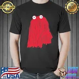 Red guy don't hug me I'm scared shirt