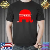 Red Hypocrisy Elephant Symbol T-Shirt