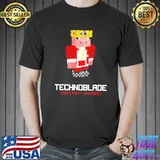Rip technoblade retro art shirt