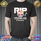 Rip technoblade the blade never dies retro art shirt