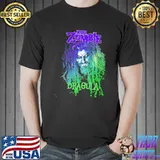 Rob zombie green dragula rob zombie halloween retro art shirt