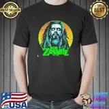 Rob zombie halloween circle face retro art shirt